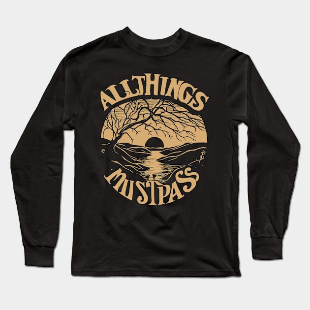 All Things Must Pass - George Harrison | Dark Long Sleeve T-Shirt by Franstyas